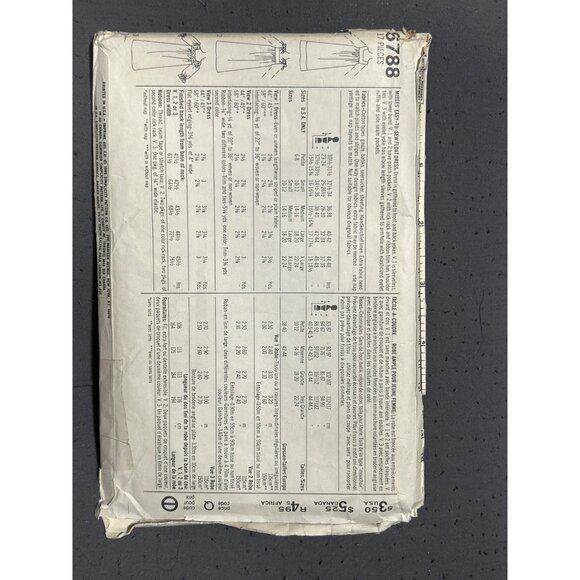 Simplicity 6788 Small / Petite Sewing Pattern Float Dress Cottagecore VTG 1980s - Picture 3 of 3